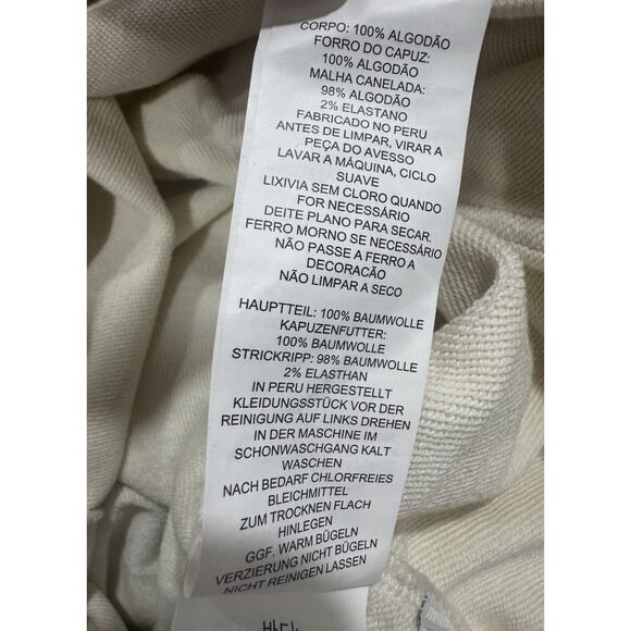 Coach X Disney Mickey Minnie Mouse Ice Skating Hoodie Cream - Picture 9 of 9